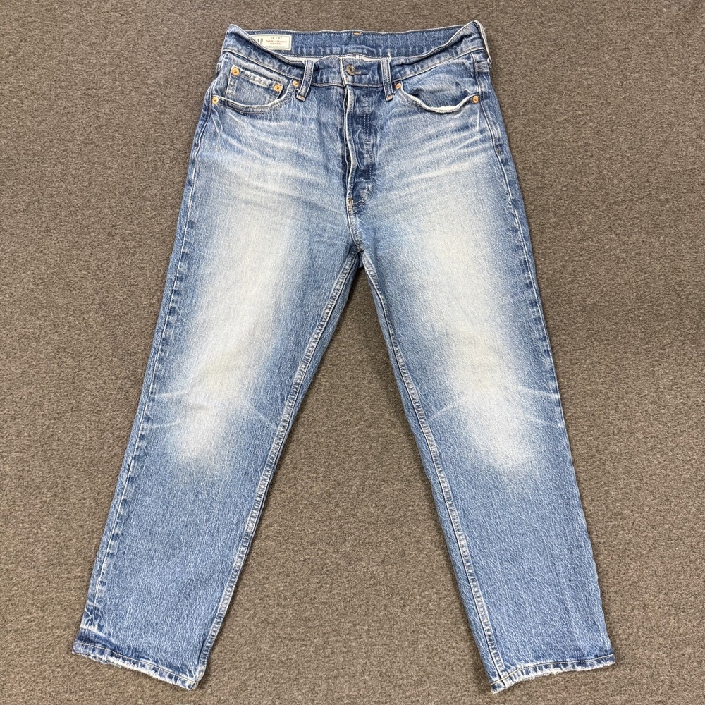 Modern Gap Cheeky Straight High Rise Jeans Womens 6P Blue Good Light Wash Denim